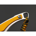 Knife Tech нож Гелион сталь K340 satin, рукоять сталь, G10 yellow, kydex neon yellow Knife Tech нож Гелион сталь K340 satin, рукоять сталь, G10 yellow, kydex neon yellow