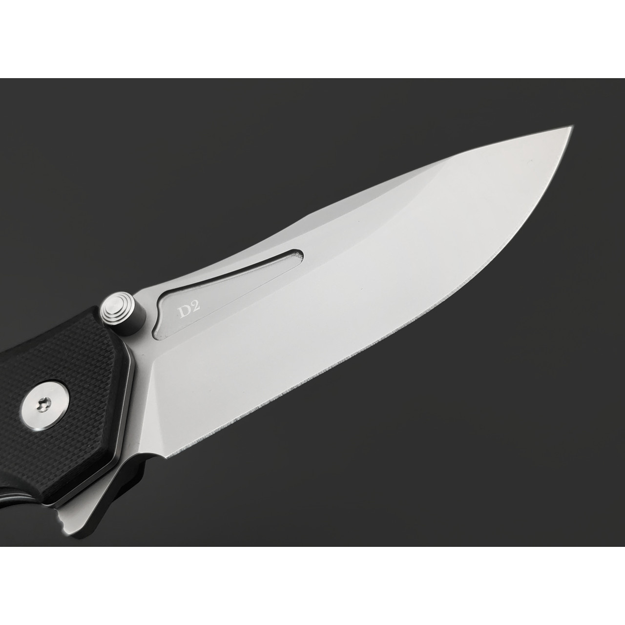 Camarade нож складной Рино сталь D2, рукоять G10 чёрный