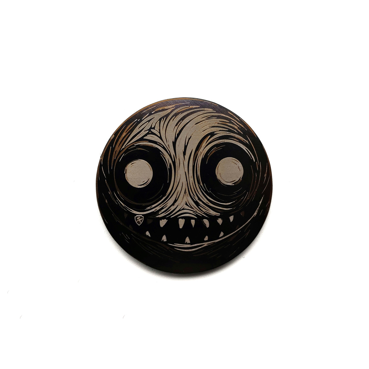 Ponomarev Forge патч "Scary Doll Face" титан, лазерная гравировка