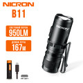 NICRON светодиодный мини фонарик B11 950LM IP67 NICRON светодиодный мини фонарик B11 950LM IP67