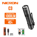 NICRON светодиодный универсальный фонарь C3 1000LM IP68 NICRON светодиодный универсальный фонарь C3 1000LM IP68