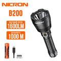 NICRON светодиодный тактический фонарь B200 1600LM IPX8