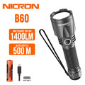 NICRON светодиодный тактический фонарь B60 1400LM IPX8-2m