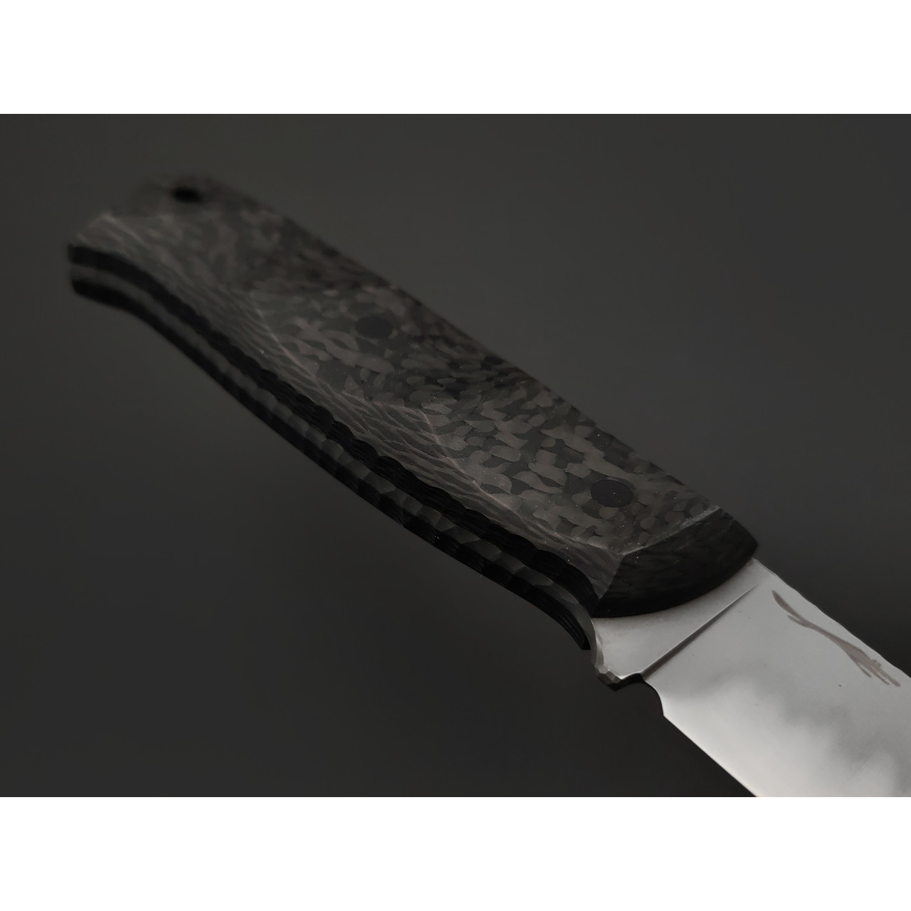 Волчий Век нож Рентген Custom сталь Magnacut WA стоунвош, рукоять Carbon fiber