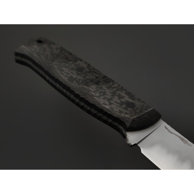 Волчий Век нож Рентген Custom сталь Magnacut WA стоунвош, рукоять Carbon fiber