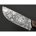 Волчий Век нож Шихан Custom "Котики-самураи" сталь N690 WA худ. травление, рукоять Carbon fiber red & silver, G10 black Волчий Век нож Шихан Custom "Котики-самураи" сталь N690 WA худ. травление, рукоять Carbon fiber red & silver, G10 black