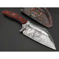 Волчий Век нож Mordor Custom "Бу!" Edition сталь 1.4116 WA худ. травление, рукоять G10 black & red Волчий Век нож Mordor Custom "Бу!" Edition сталь 1.4116 WA худ. травление, рукоять G10 black & red