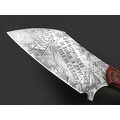 Волчий Век нож Mordor Custom "Бу!" Edition сталь 1.4116 WA худ. травление, рукоять G10 black & red Волчий Век нож Mordor Custom "Бу!" Edition сталь 1.4116 WA худ. травление, рукоять G10 black & red