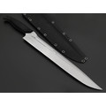 Волчий Век нож Беркем Custom XXL сталь 1.4116 WA стоунвош, рукоять G10 black, пины карбон