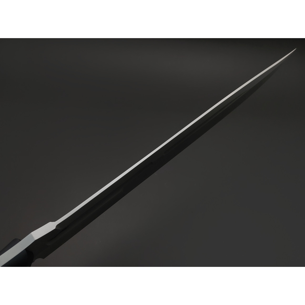 Волчий Век нож Беркем Custom XXL сталь 1.4116 WA стоунвош, рукоять G10 black, пины карбон