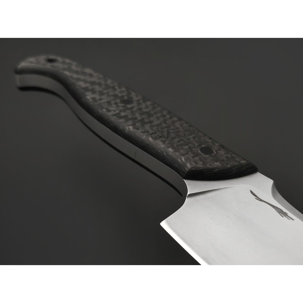 Волчий Век нож Беркем XXL сталь 1.4116 WA стоунвош, рукоять Carbon fiber
