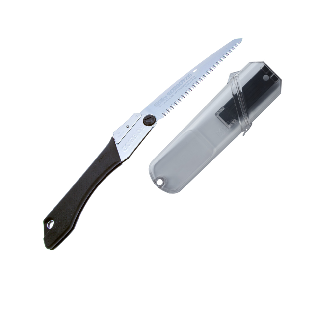Silky пила складная Gomboy 210 мм 294-21, рукоять сталь, резина чёрная