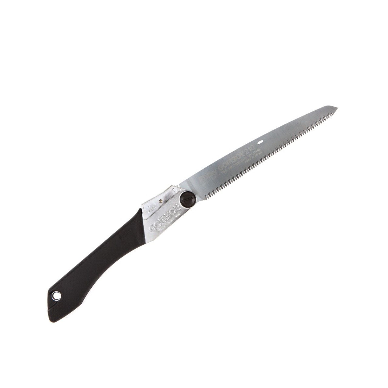 Silky пила складная Gomboy 210 мм 121-21, рукоять сталь, резина чёрная
