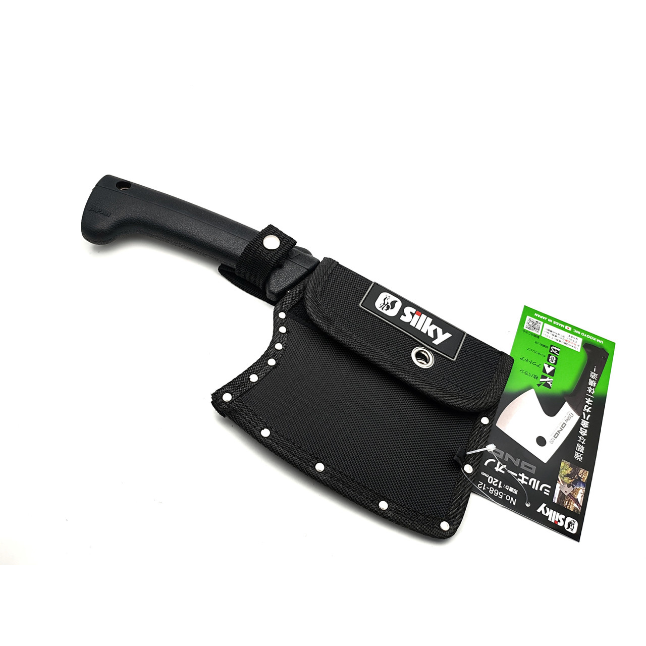Silky топор Ono Chopper 120 мм 568-12, рукоять сталь, резина чёрная