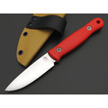 Град Горький нож Маус сталь Aus-10Co satin, спуски конвекс, рукоять G10 red & black Град Горький нож Маус сталь Aus-10Co satin, спуски конвекс, рукоять G10 red & black