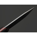 Град Горький нож Леший сталь Aus-10Co bead blast, рукоять G10 black & red
