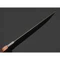 Кузница Васильева нож НЛВ183 ламинат Vanadis 10, рукоять Айронвуд, carbon fiber chaotic copper & red, мокумэ-ганэ, медь Кузница Васильева нож НЛВ183 ламинат Vanadis 10, рукоять Айронвуд, carbon fiber chaotic copper & red, мокумэ-ганэ, медь