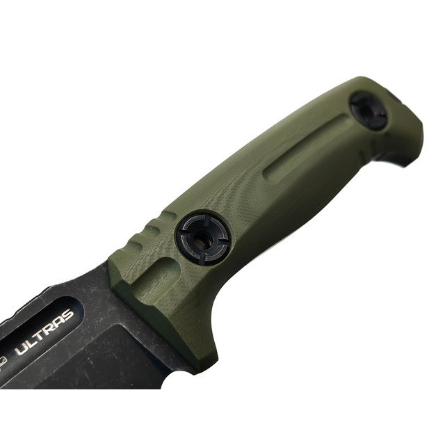 N.C.Custom нож Ultras сталь D2 блэквош, рукоять G10 olive