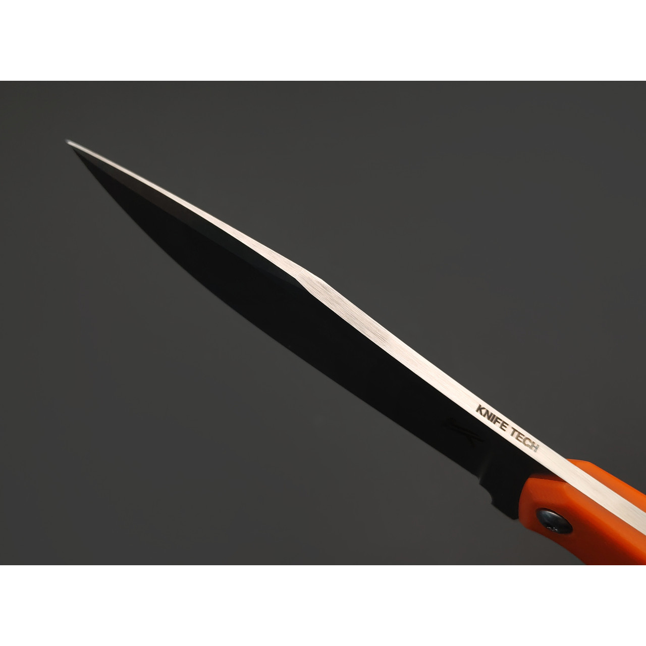 Knife Tech нож Махаон сталь K340 satin, рукоять G10 orange, kydex orange