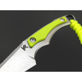Knife Tech нож Гелион сталь K340 satin, рукоять сталь, G10 neon yellow, kydex neon yellow Knife Tech нож Гелион сталь K340 satin, рукоять сталь, G10 neon yellow, kydex neon yellow