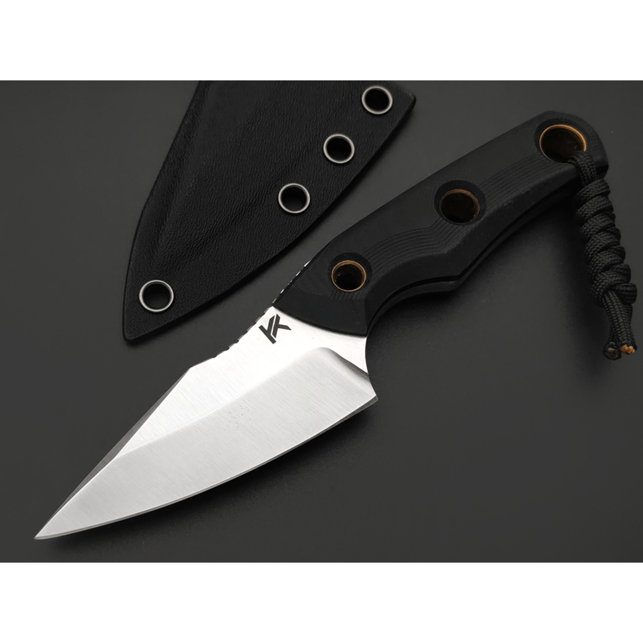 Knife Tech нож Морфо сталь K340 satin, рукоять G10 black, kydex black