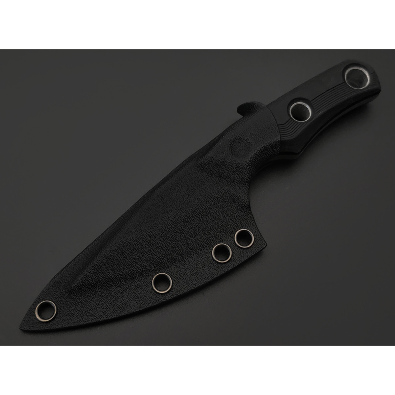 Knife Tech нож Морфо сталь K340 полировка, рукоять G10 black, kydex black