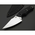Knife Tech нож Морфо сталь K340 полировка, рукоять G10 black, kydex black Knife Tech нож Морфо сталь K340 полировка, рукоять G10 black, kydex black