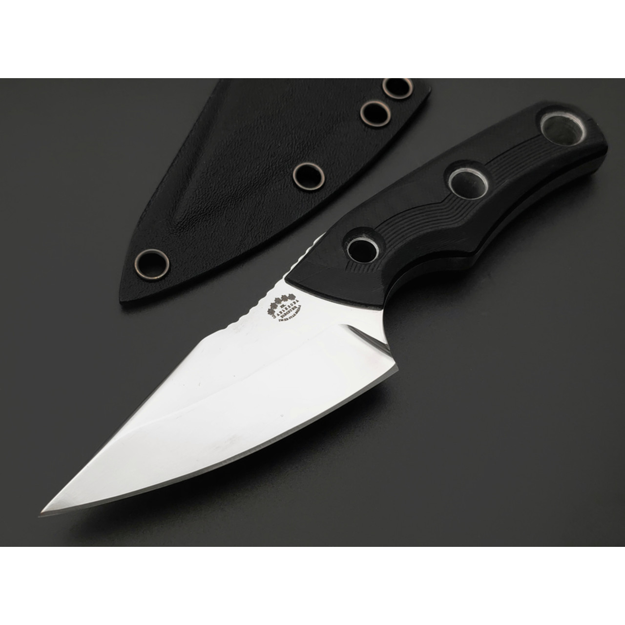 Knife Tech нож Морфо сталь K340 полировка, рукоять G10 black, kydex black