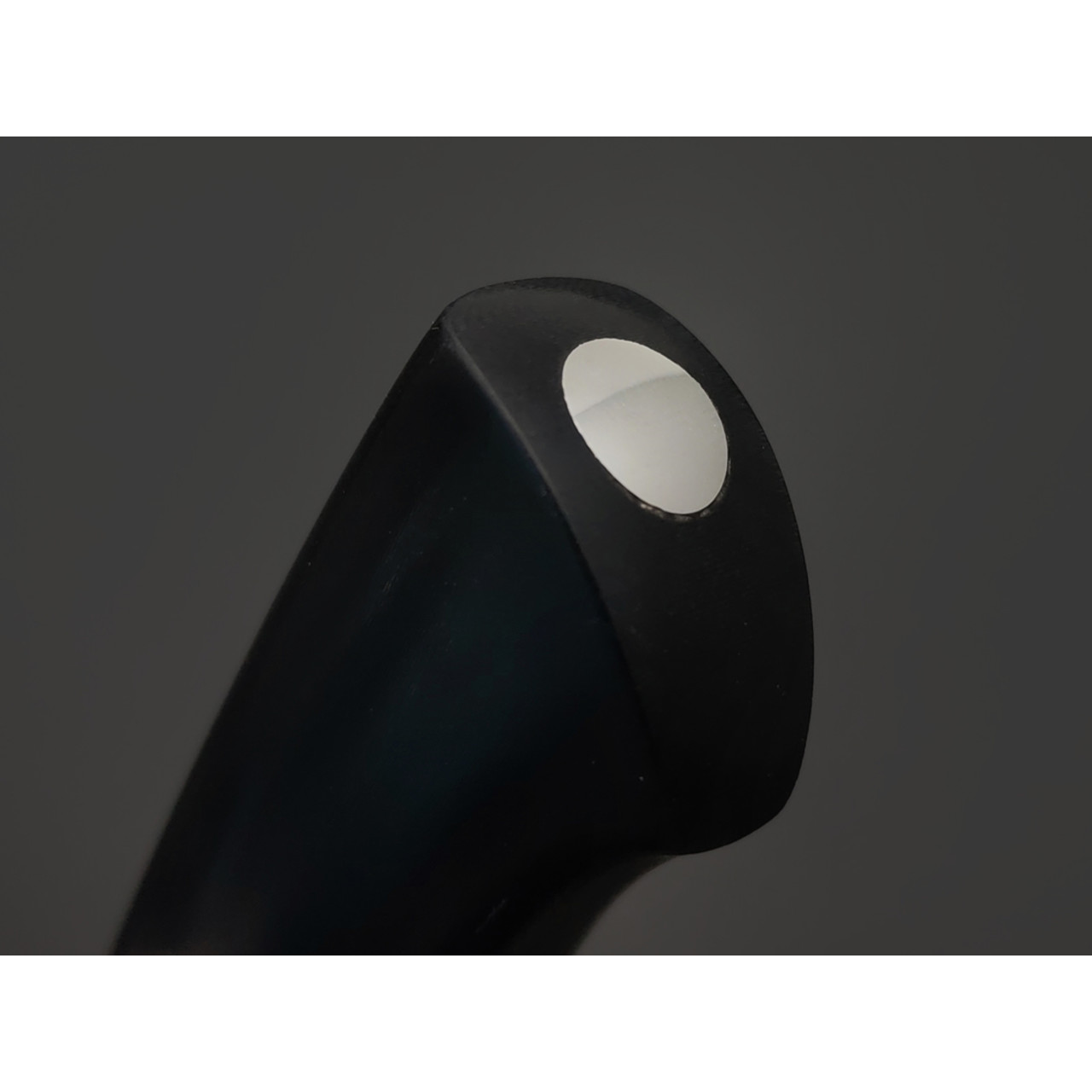 Кметь нож КМ-094 сталь Lomax PM bead blast, рукоять G10 black, мельхиор
