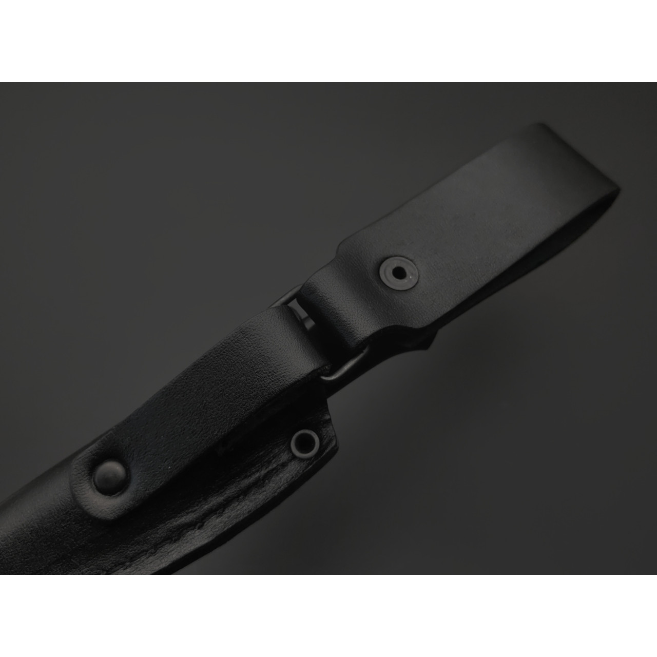 Кметь нож КМ-093 сталь Lomax PM bead blast, рукоять G10 black, мельхиор