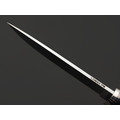 Кметь нож КМ-093 сталь Lomax PM bead blast, рукоять G10 black, мельхиор Кметь нож КМ-093 сталь Lomax PM bead blast, рукоять G10 black, мельхиор