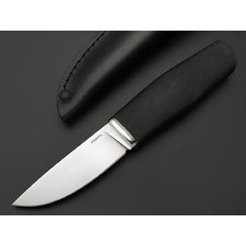 Кметь нож КМ-087 сталь M398 bead blast, рукоять Micarta black, мельхиор
