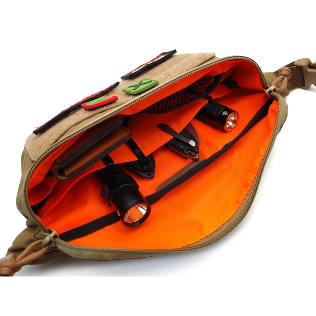 Дяг поясная сумка Hipbag S Pro nylon coyote, Molle 3