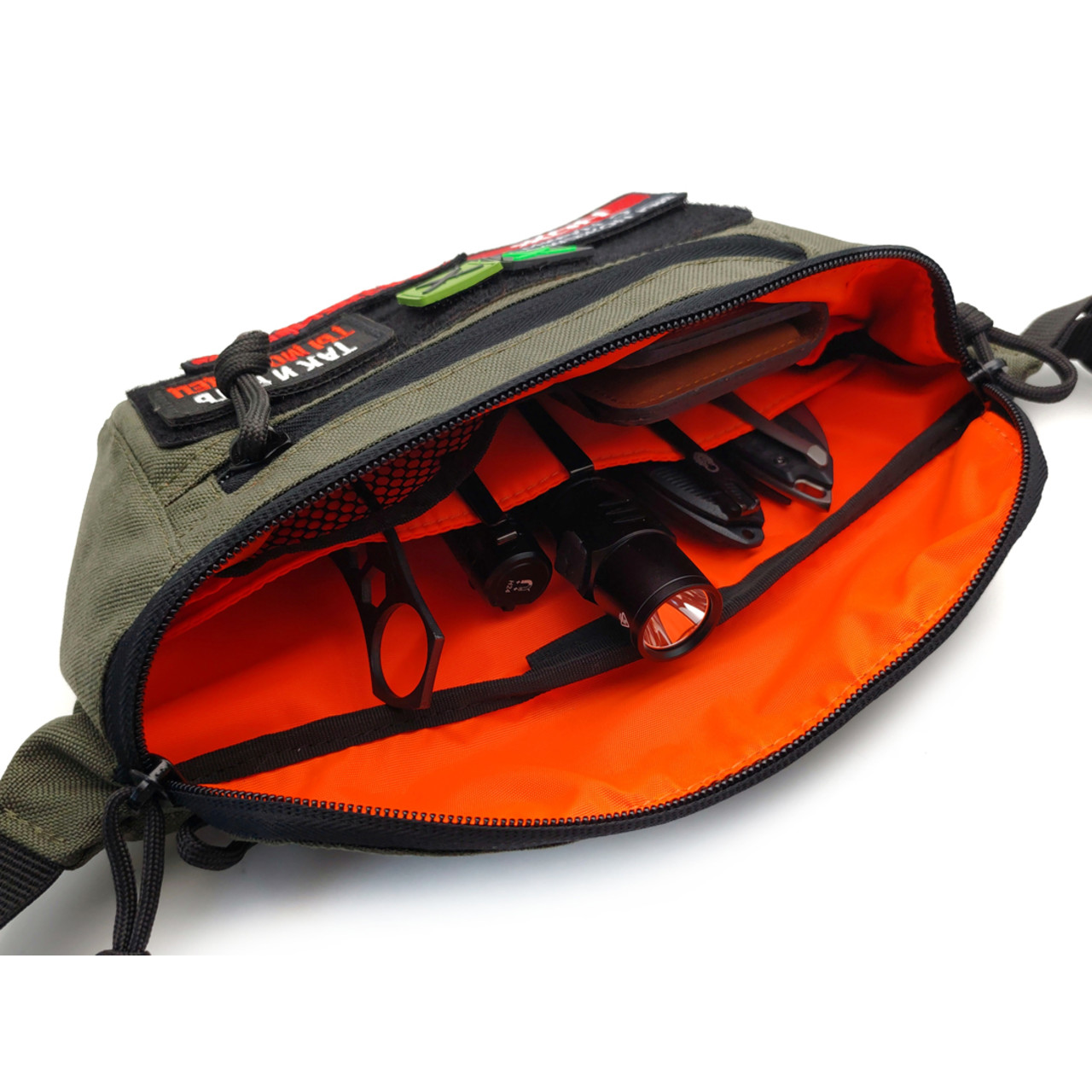 Дяг поясная сумка Hipbag S Pro V2 nylon olive, Molle 2