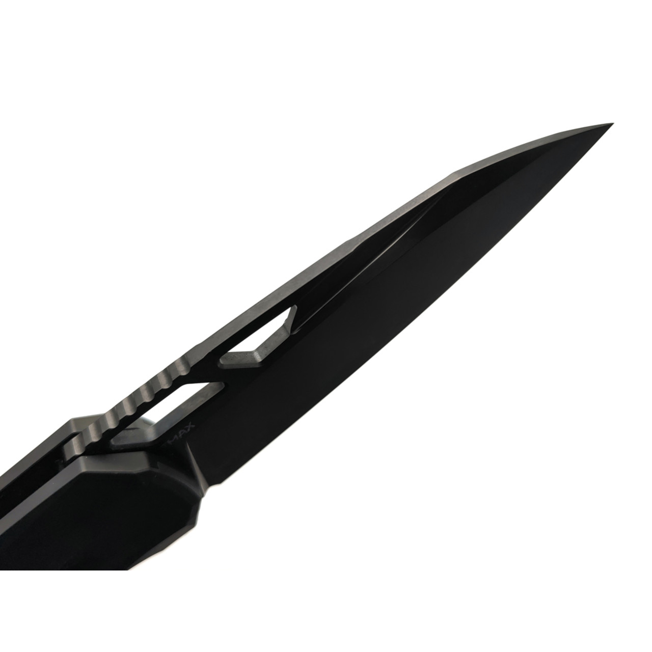 TuoTown складной нож Onyx TOX-MCD сталь TMAX black DLC, рукоять рукоять Titanium TC4 black, carbon fiber.