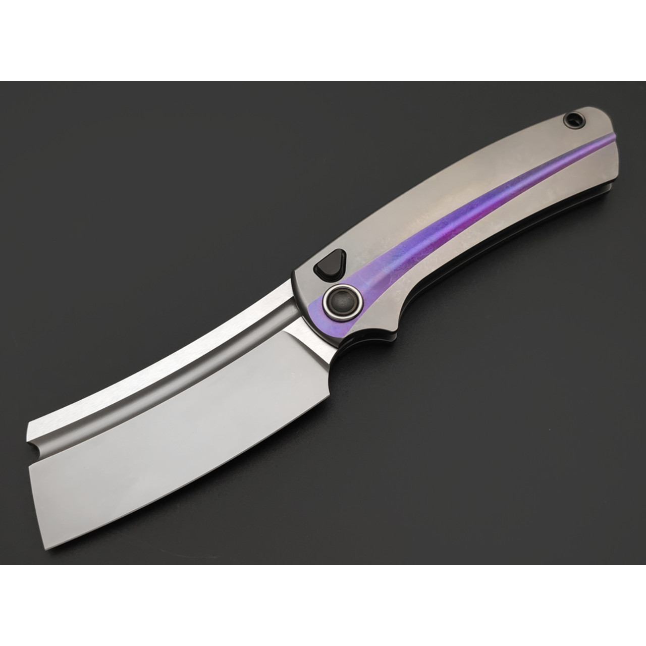 TuoTown & Brutalica складной нож Brazor TBR-TMKP сталь TMAX, рукоять рукоять Titanium grey & purple.