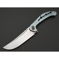 TuoTown & Knife Tech складной нож Technopchak TPK-MBL сталь TMAX satin, рукоять Titanium TC4 blue TuoTown & Knife Tech складной нож Technopchak TPK-MBL сталь TMAX satin, рукоять Titanium TC4 blue