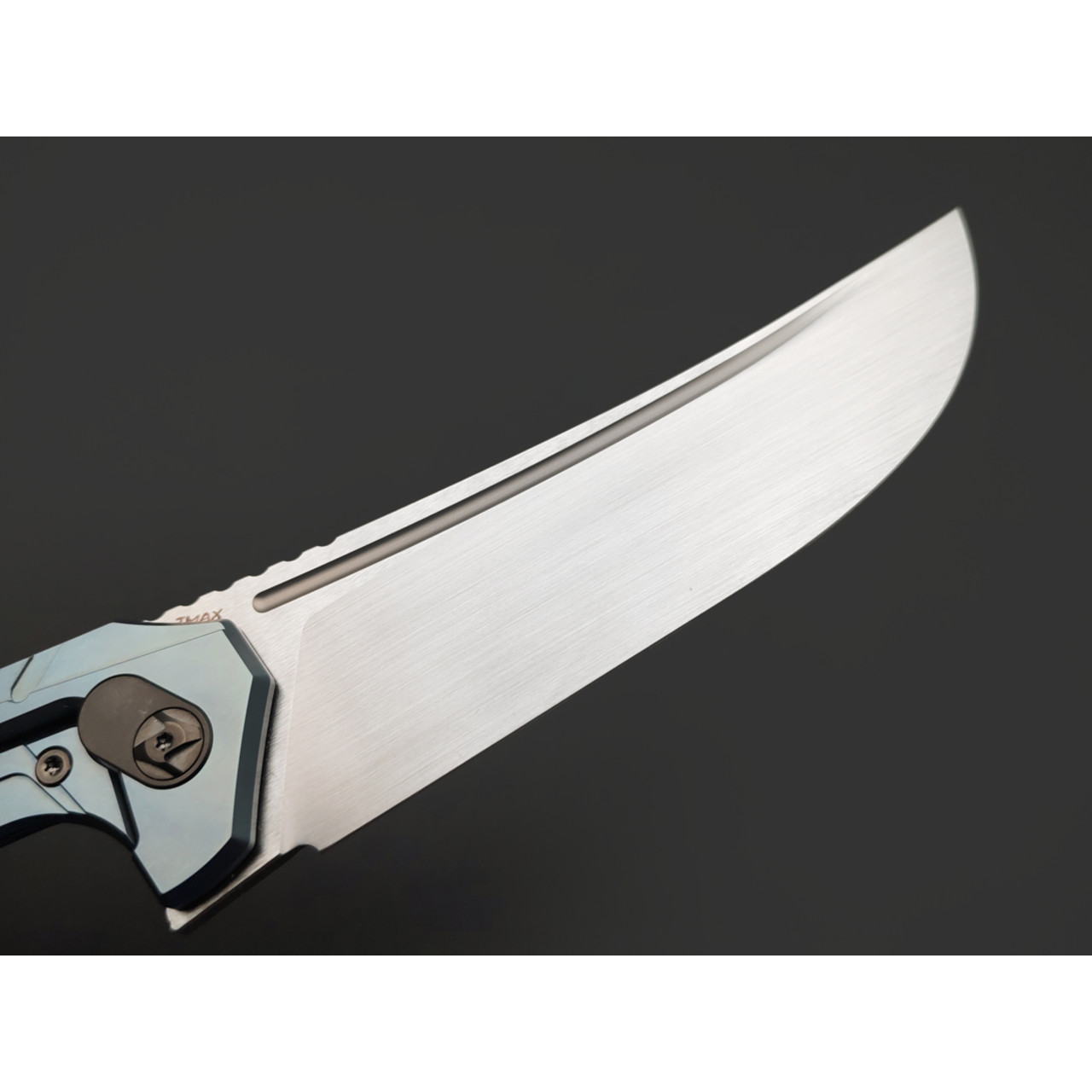 TuoTown & Knife Tech складной нож Technopchak TPK-MBL сталь TMAX satin, рукоять Titanium TC4 blue