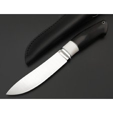 Кузница Ковчег нож Таёжный сталь VG-10 satin, рукоять Чёрный граб, кориан