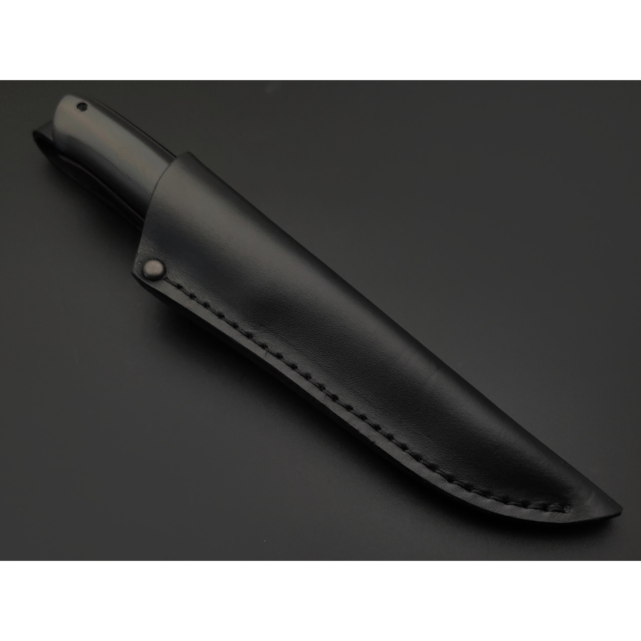 Кузница Ковчег нож Прямой ЦМ сталь Elmax satin, рукоять G10 black & red