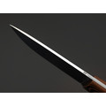 Кузница Ковчег нож Прямой ЦМ сталь D2 полировка, рукоять G10 black & orange