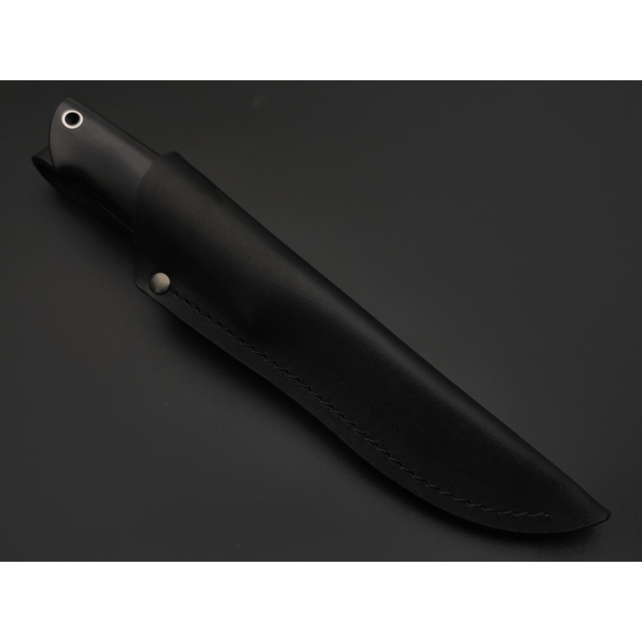 Кузница Ковчег нож Таёжный сталь VG-10 satin, рукоять Чёрный граб, айронвуд, мельхиор