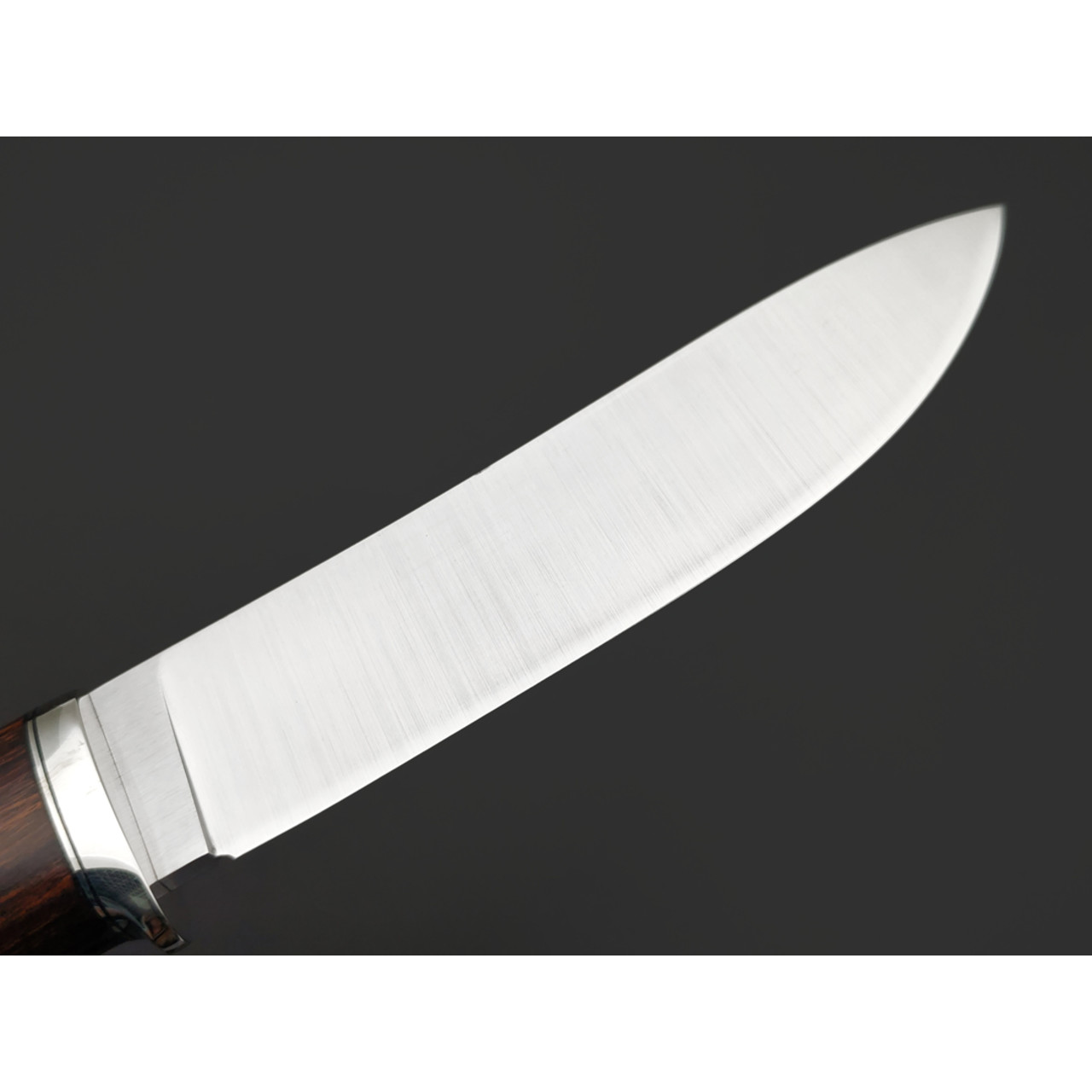 Кузница Ковчег нож Таёжный сталь VG-10 satin, рукоять Чёрный граб, айронвуд, мельхиор