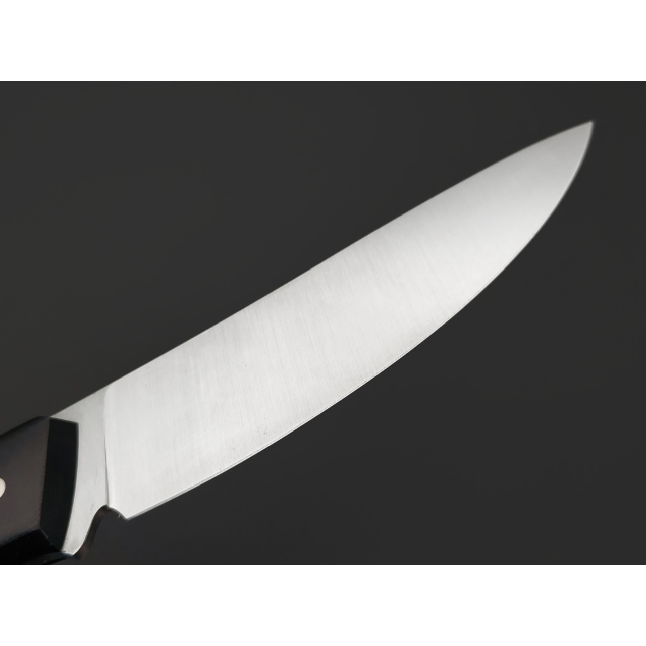 Кметь нож кухонный КМ-0114 сталь X50CrMoV15 satin, рукоять G10 black