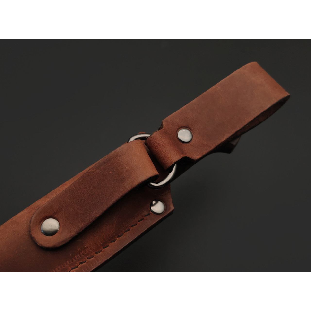 Кметь нож КМ-067 Кроха сталь S390 хром, рукоять Кап клёна, мельхиор