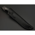 Кметь нож КМ-063 Клык сталь QPM 53 хром, рукоять G10 black, мельхиор Кметь нож КМ-063 Клык сталь QPM 53 хром, рукоять G10 black, мельхиор