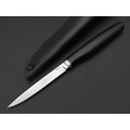 Кметь нож КМ-088 Шило сталь M398 bead blast, рукоять G10 black, мельхиор Кметь нож КМ-088 Шило сталь M398 bead blast, рукоять G10 black, мельхиор