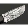 Волчий Век нож Fantocci Custom "Печать Велеса" сталь 1.4116 WA худ. травление, рукоять G10 black & white, пины карбон Волчий Век нож Fantocci Custom "Печать Велеса" сталь 1.4116 WA худ. травление, рукоять G10 black & white, пины карбон