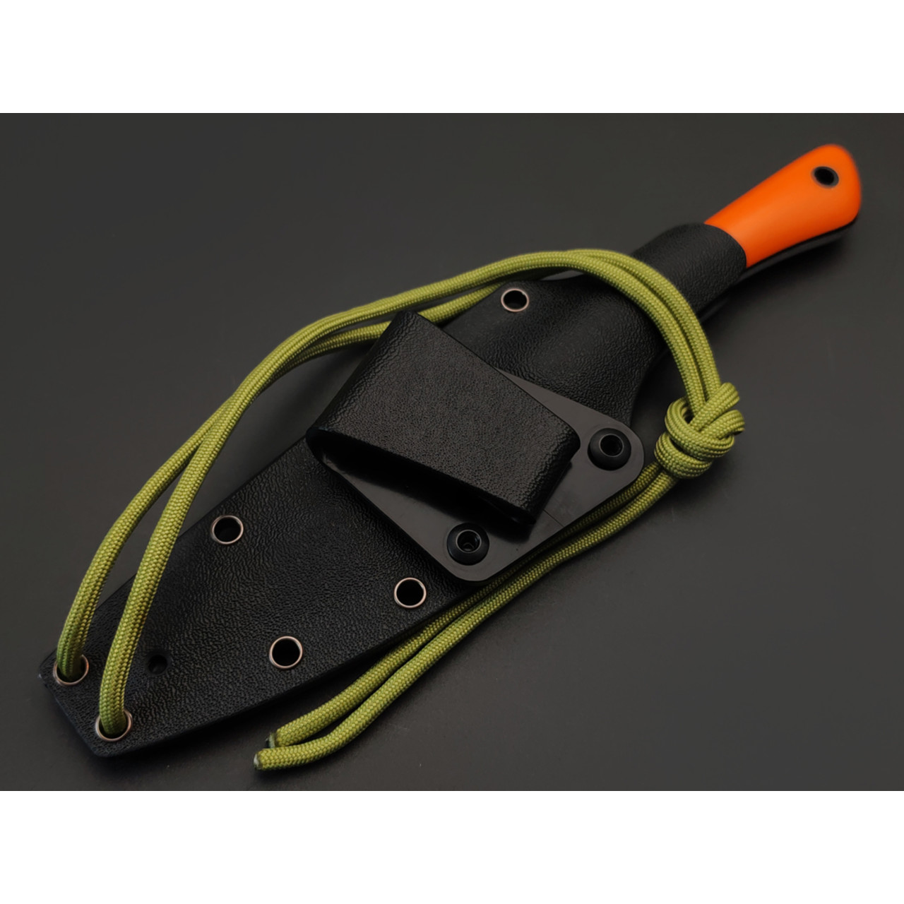 Волчий Век нож Сечень сталь N690 WA satin, рукоять G10 orange & black, пины карбон