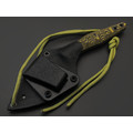 Волчий Век нож Wharn Mod. сталь N690 WA стоунвош, рукоять G10 yellow & black, пины карбон Волчий Век нож Wharn Mod. сталь N690 WA стоунвош, рукоять G10 yellow & black, пины карбон